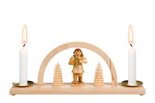 Kerzenhalter Minischwibbogen Weihnachtsengel von SEIFFEN.COM