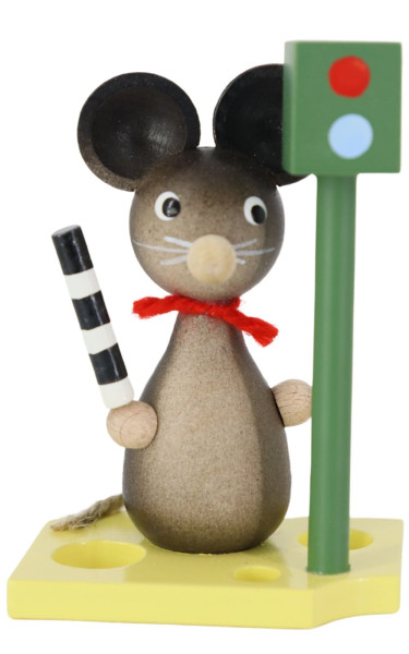 Miniature mouse police, 7 cm, colored by Ralf Zenker