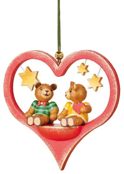 Christbaumschmuck Teddypärchen zum Hängen von Hubrig Volkskunst