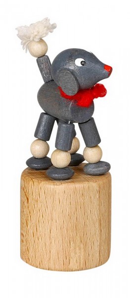 Wackelfigur grauer Pudel von Jan Stephani