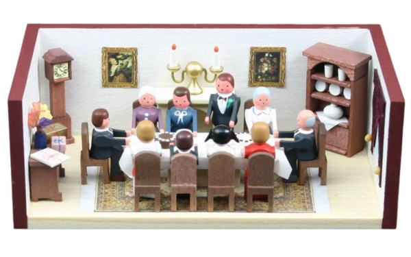 Miniature room birthday room by Gunter Flath