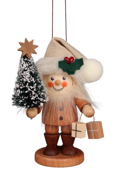 Christbaumschmuck Strolch Weihnachtsmann, natur, 11 cm von Christian Ulbricht