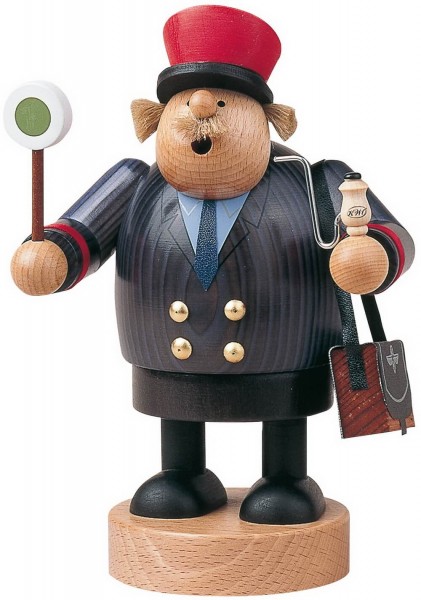 Smoking man railwayman, 20 cm by KWO
