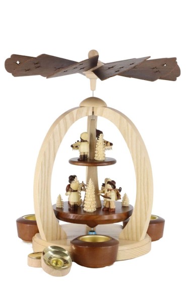 Weihnachtspyramide Händler doppelstöckig von Legler_1