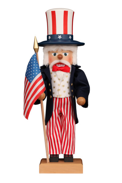 Premium Nussknacker Uncle Sam, 52 cm von Christian Ulbricht, Made in Germany