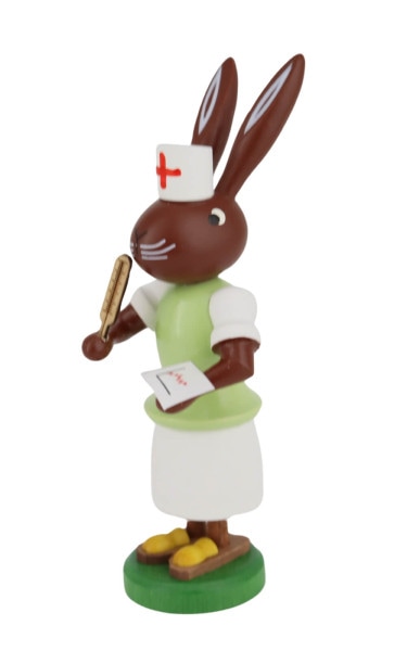 Osterhase Krankenschwester, 9 cm von Thomas Preißler_1