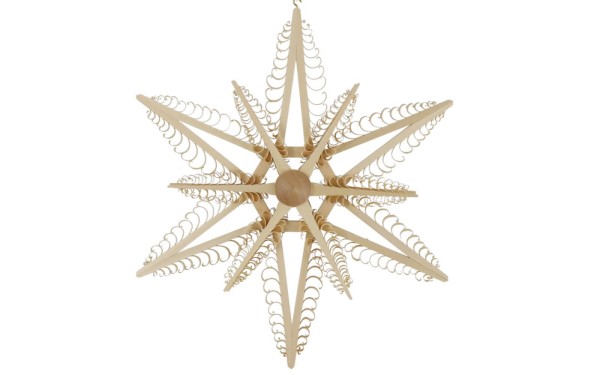 Fensterschmuck Holzstern, Durchmesser 32 cm von Martina Rudolph