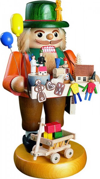 Nussknacker Spielzeugmacher, 33 cm, Richard Glässer GmbH Seiffen aus dem Erzgebirge