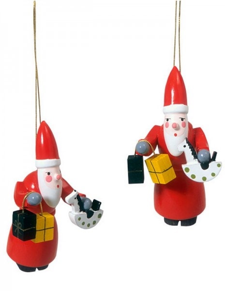 Christbaumschmuck Ruprecht mit Geschenken, 2 Stück von Robbi Weber