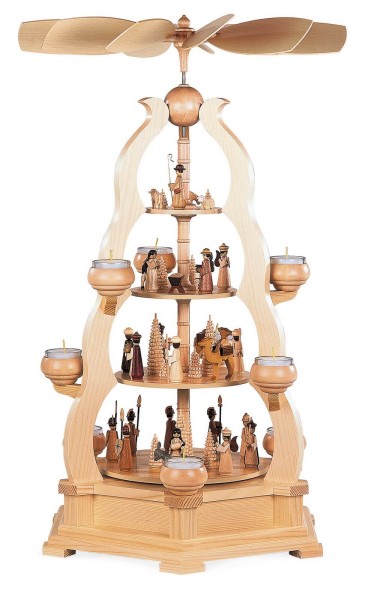 Christmas Pyramid Arch Pyramid Holy Story 64 cm by Müller Kleinkunst