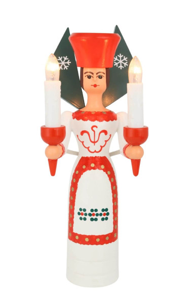 Weihnachtsengel farbig, 26 cm, elektrisch beleuchtet von SEIFFEN.COM_4