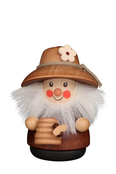 Wackelmännchen Imker, 8 cm in natur von Christian Ulbricht