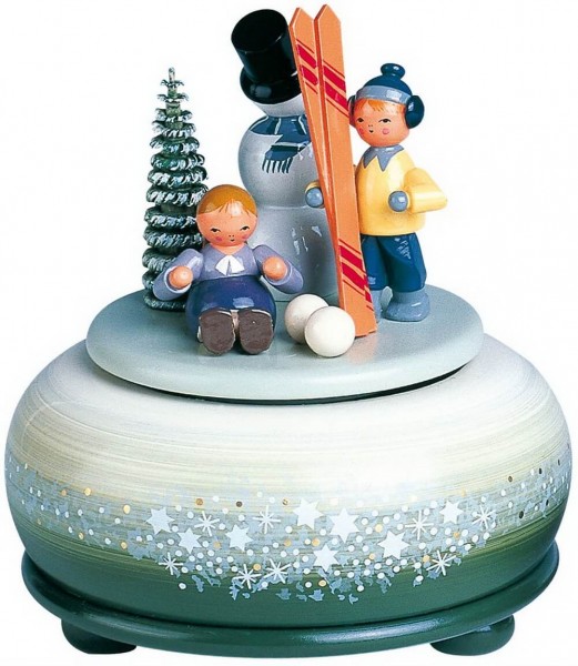 Music box Winter Joy, 13 cm by KWO