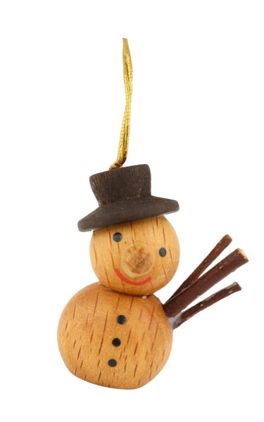 Schneemann, natur, 3 cm von SEIFFEN.COM