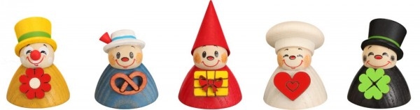 Wippel-Mix, Set of 5 from Seiffener Volkskunst eG