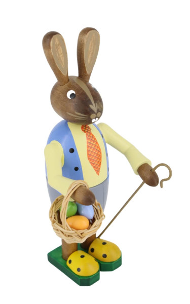 Easter bunny with basket, 15 cm by Figurenland Uhlig GmbH_2