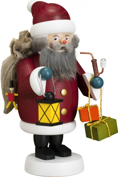 Ho, Ho, Ho ... Wer kommt dennn da von draussen rein ?&nbsp;Der Räuchermann Weihnachtsmann, 19 cm von der Seiffener Volkskunst eG Seiffen/ Erzgebirge. …