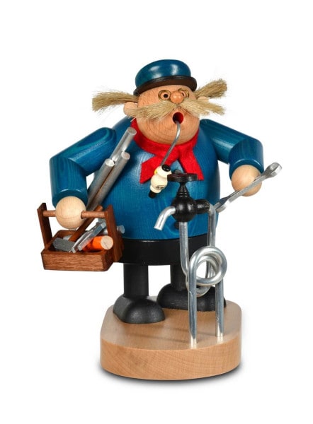 Smoker Figure Plumber, 19 cm by KWO