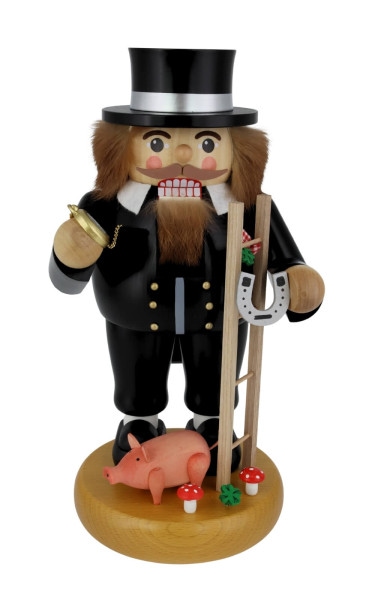 Nussknacker Essenkehrer Glücksbringer, 32 cm von Richard Glässer_1