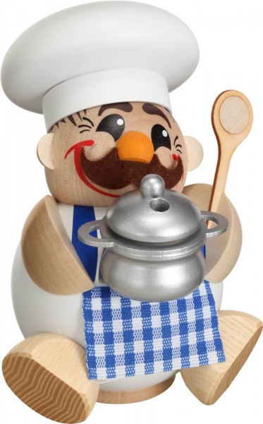 Räuchermännchen Koch, 12 cm von Seiffener Volkskunst eG