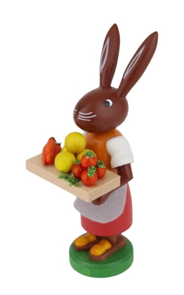 Osterhase Gemüsehändlerin, 9 cm von Thomas Preißler_1