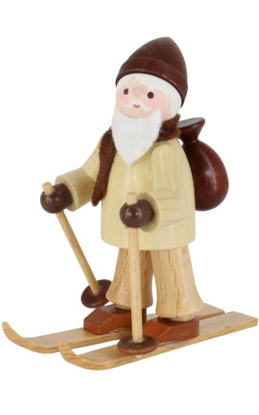 Nikolaus auf Ski, natur von Romy Thiel