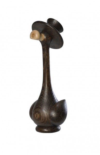 Räuchermännchen Ente Gustav im Farbton - Mooreiche, 17 cm von KWO
